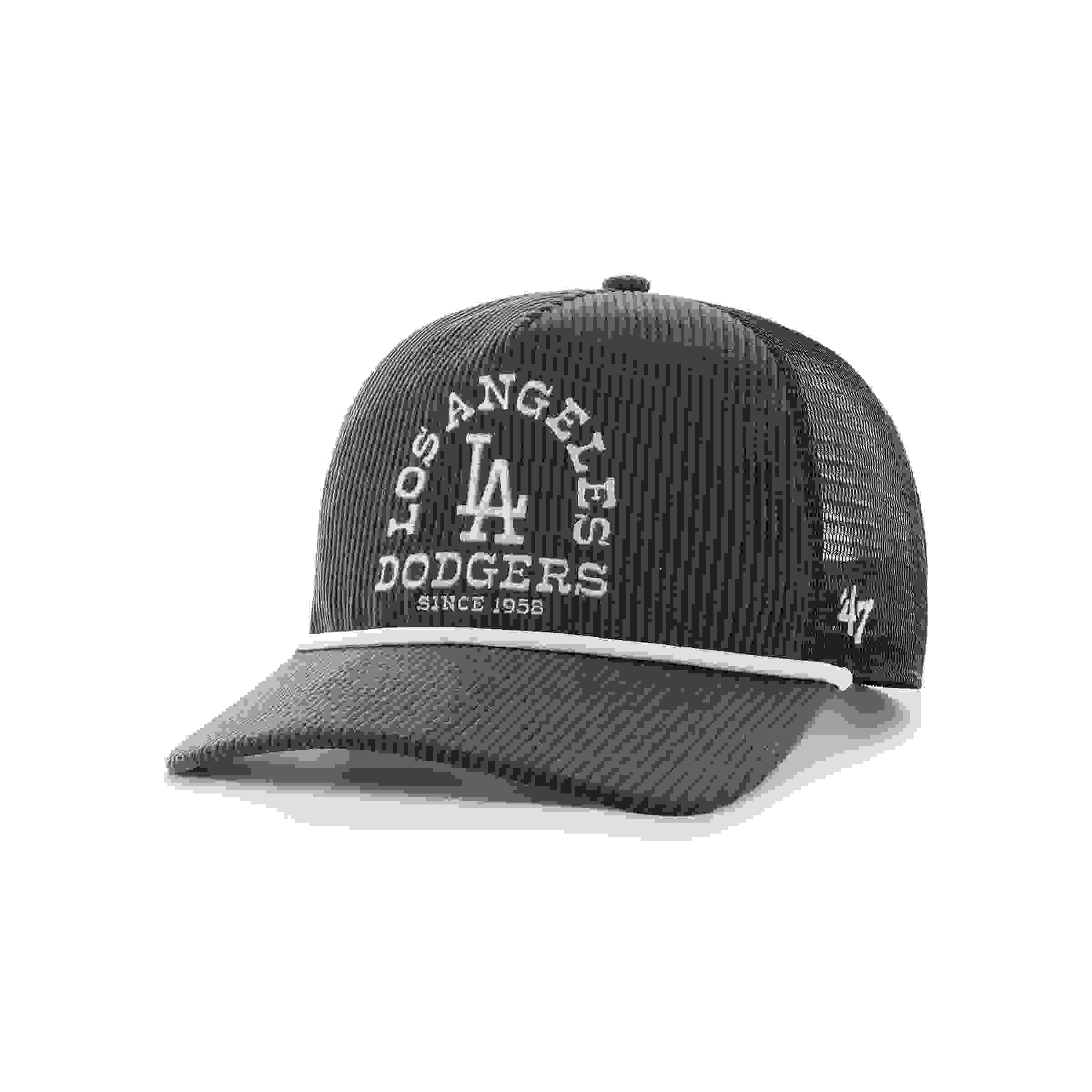 47 Los Angeles Dodgers Ranchero Mesh Hitch Brown Snapback Hat